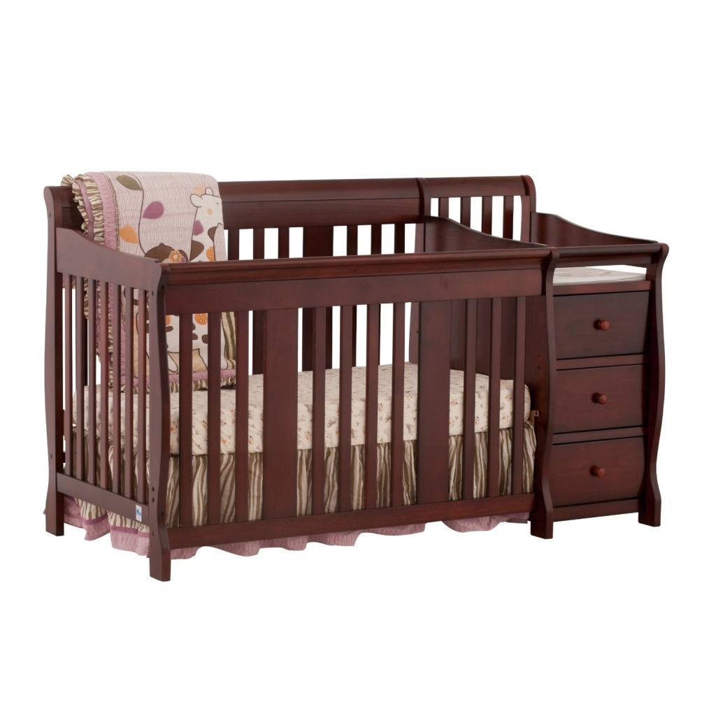 Portofino 4 In 1 Convertible Crib And Changer Convertible Crib Cribs Baby Toddler Bed